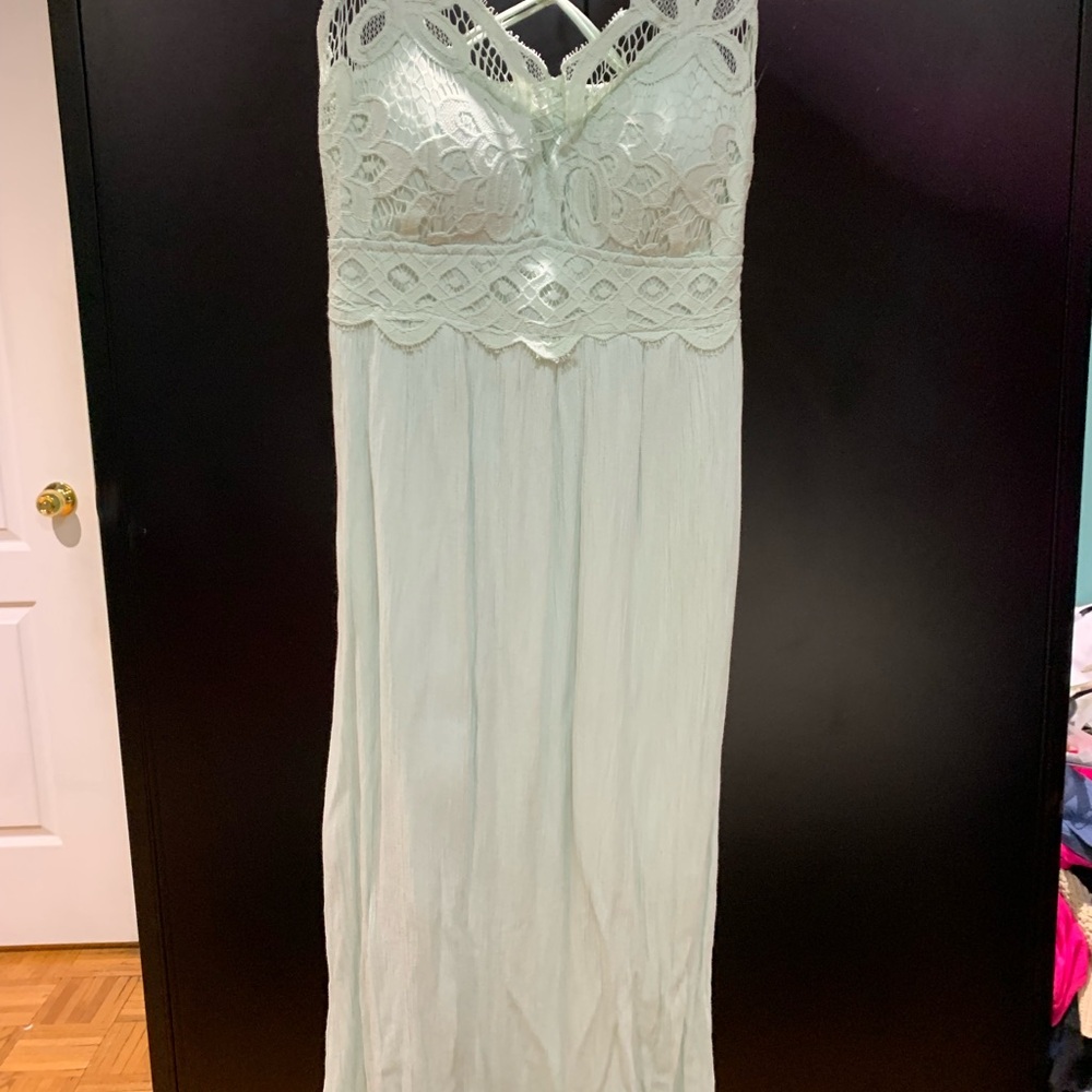 Urban Planet Mint Green Lace Dress